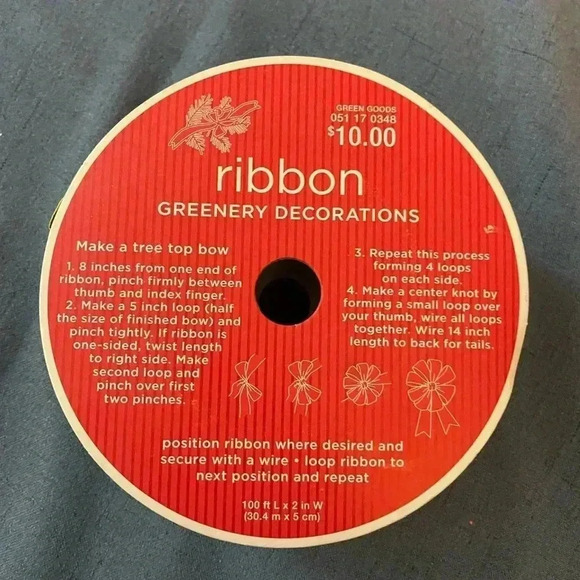 Holiday Ribbon 100’ New in packaging - Picture 1 of 2